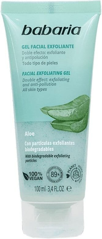 Гель-ексфоліант для обличчя Babaria Exfoliating з Алое, 100 мл