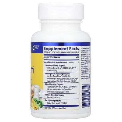 Травні ферменти Enzymedica Digest Spectrum, 90 капсул