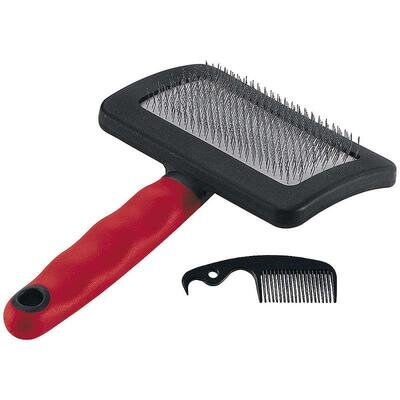 Щітка Ferplast 5944 GRO SLICKER з додатковим гребінцем для очищення, для котів і собак