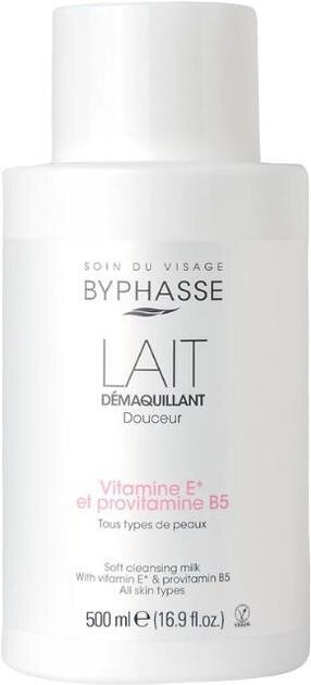 Молочко Byphasse Cleansing для очищення обличчя, 500 мл