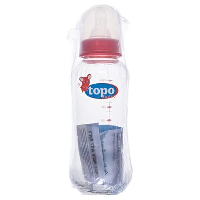 Пляшечка для годування TOPO BUONO GT 280 із силіконовою соскою ST1, 240 мл