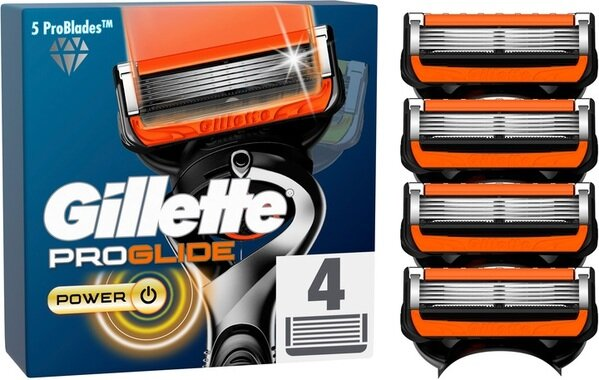 Картриджі змінні для гоління Gillette Fusion5 ProGlide Power, 4 шт
