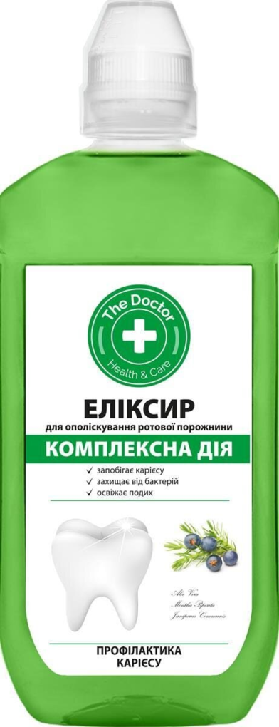 Еліксир для ополіскування порожнини рота The Doctor Комплексна дія, 500 мл