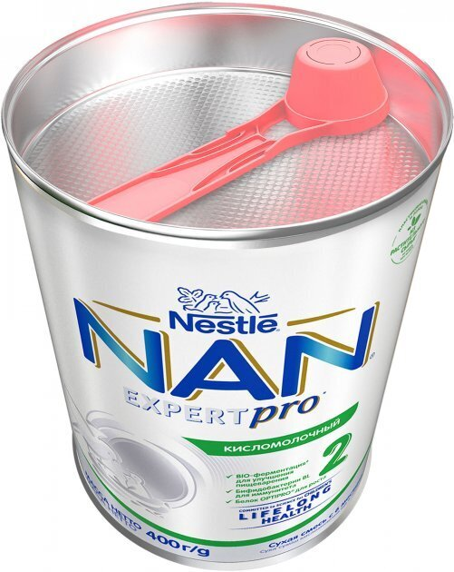 Суміш суха молочна NAN Кисломолочний 2 Expertpro, для дітей з 6 місяців, 400 г