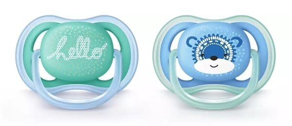 Пустушка силіконова Philips Avent Ultra Air SCF342/22, 6-18 місяців, 2 шт