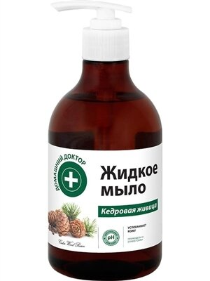 Мило рідке Домашній Доктор Кедрова живиця, 480 мл