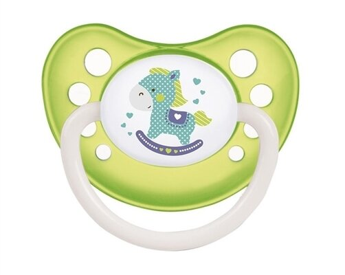 Пустушка силіконова Canpol Babies Toys анатомічна 23/258_gre, 18+ місяців, 1 шт