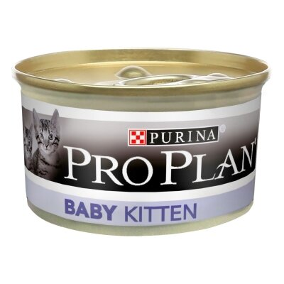 Корм вологий для кошенят Purina Pro Plan Baby Kitten мус з куркою, 85 г