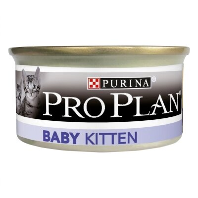 Корм вологий для кошенят Purina Pro Plan Baby Kitten мус з куркою, 85 г