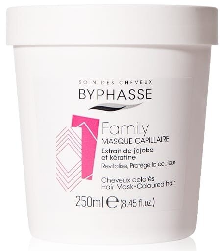 Маска Byphasse Family для фарбованого волосся, 250 мл