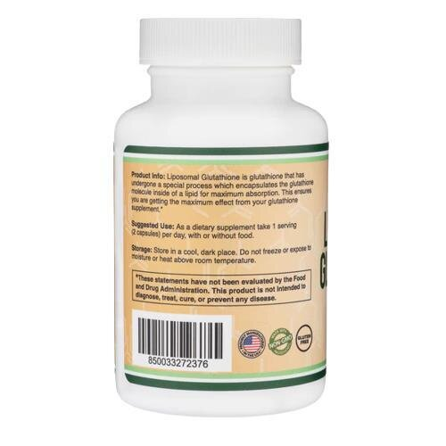 Ліпосомальний глутатіон Double Wood Liposomal Glutathione 500 мг, 60 капсул