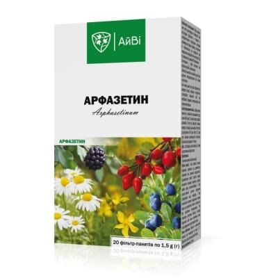 Арфазетин збір по 1.5 г №20 у філ.-пак. ТМ АйВі