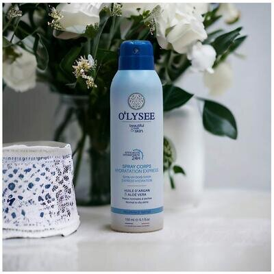 Лосьйон-спрей для тіла O'lysee Spray-on Body Lotion Express Hydration, 150 мл