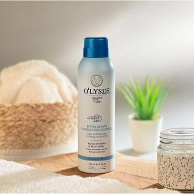 Лосьйон-спрей для тіла O'lysee Spray-on Body Lotion Express Hydration, 150 мл