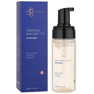 Пінка для вмивання 380 Skincare з ніацинамідом pH 5.5, 150 мл