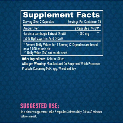 Гарцинія камбоджійська Haya Labs Garcinia Cambogia 500 мг, 90 капсул
