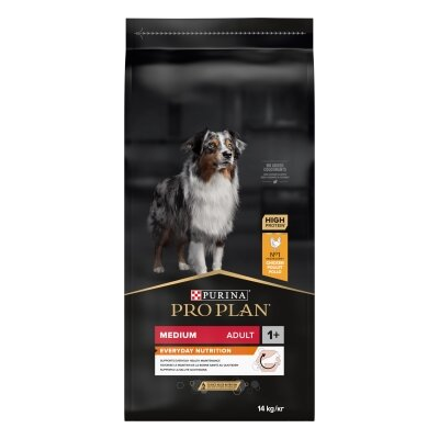 Корм сухий Purina Pro Plan Dog Medium Adult з куркою, 14 кг