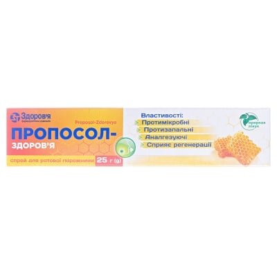 Пропосол-Здоров'я спрей д/рот. порож. по 25 г у балон.
