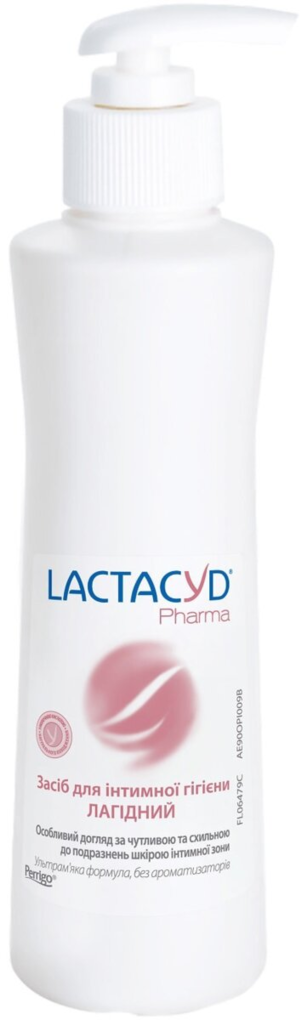 Засіб для інтимної гігієни Lactacyd Pharma Лагідний, з дозатором, 250 мл