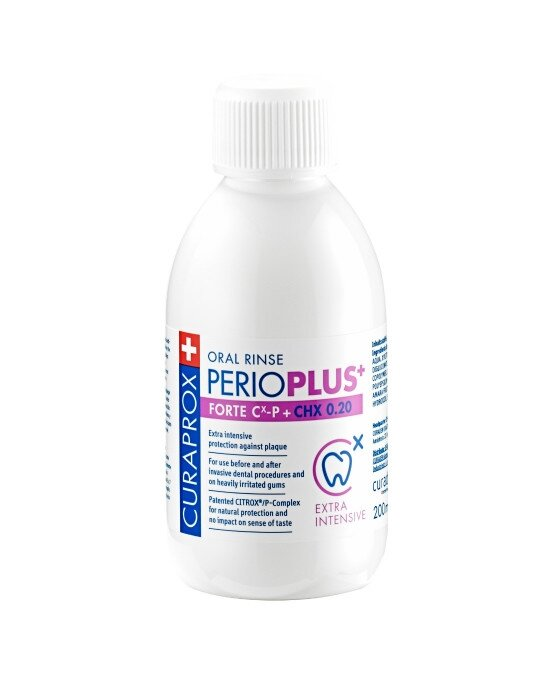 Ополіскувач для порожнини рота Curaprox Perio Plus Forte 0,20% хлоргексидину, 200 мл