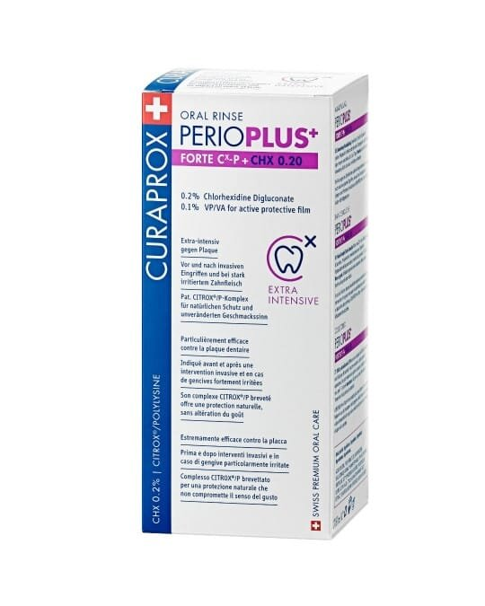 Ополіскувач для порожнини рота Curaprox Perio Plus Forte 0,20% хлоргексидину, 200 мл