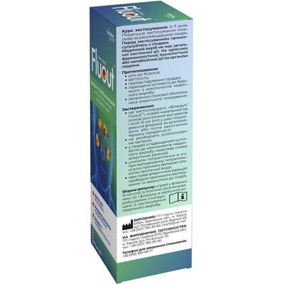 Флюаут Solution Pharm спрей для носа на основі рослинних екстрактів і олій по 15 мл у флак.