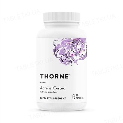 Комплекс для підтримки надниркових залоз Адренал Thorne Research Adrenal Cortex капсули №60