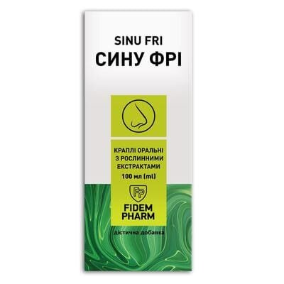 Сину Фрі Fidem Pharm краплі по 100 мл у флак.