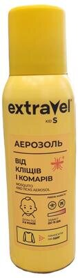 Аерозоль від кліщів і комарів ExtraVel Kids для дітей від 2 років, 100 мл