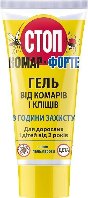 Гель від комарів і кліщів Біокон Стоп Комар Форте, 60 мл