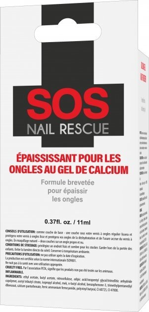 Засіб для нігтів Sos Nail Rescue Гель з кальцієм для потовщення нігтів, 11 мл