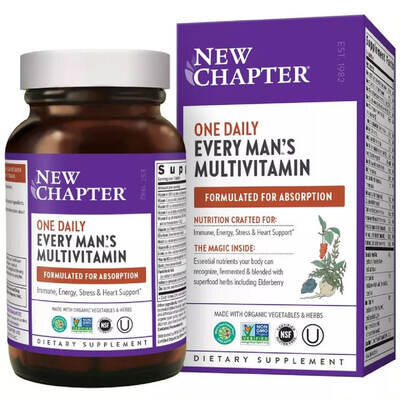 Мультивітаміни для чоловіків New Chapter Every Man, 24 таблеток