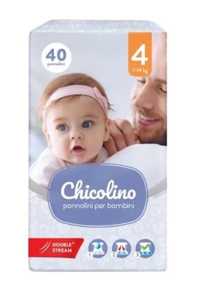 Підгузники Chicolino Classico дитячі, розмір 4, 7-14 кг, 40 шт