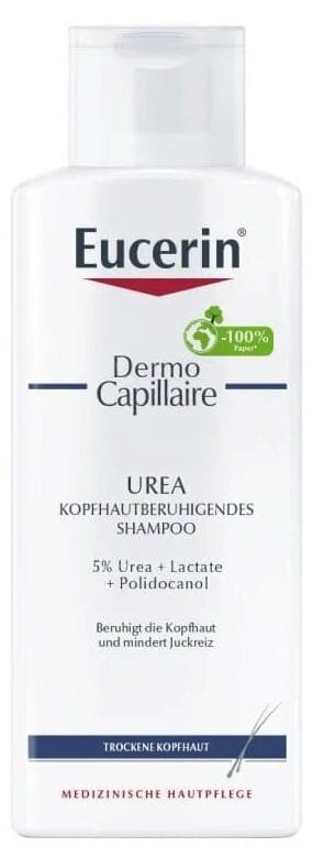 Шампунь Eucerin DermoCapillaire Urea заспокійливий для сухої і подразненої шкіри голови (69657), 250 мл