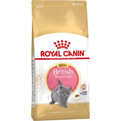 Корм сухий для кошенят Royal Canin British Shorthair Kitten породи британська короткошерста до 12 місяців, 0,4 кг