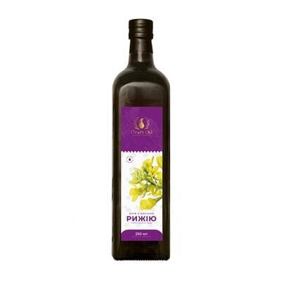 Олія рижієва Craft Oil холодного віджиму, 250 мл