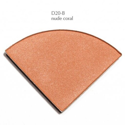 Комплект тіней для повік Dr.Belter Deco Set Satin Glow Shadow з магнітною системою, колір нюд корал, 8 г