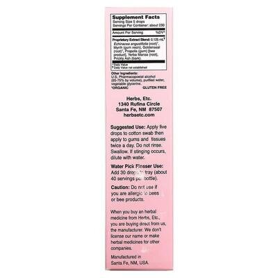 Здоров'я ротової порожнини Herbs Etc Mouth Tonic, 30 мл