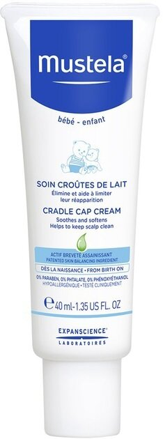 Крем Mustela Bebe дитячий від себорейних кірочок, 40 мл