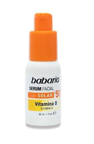 Сироватка для обличчя Babaria SPF50 сонцезахисна з вітаміном D, 30 мл
