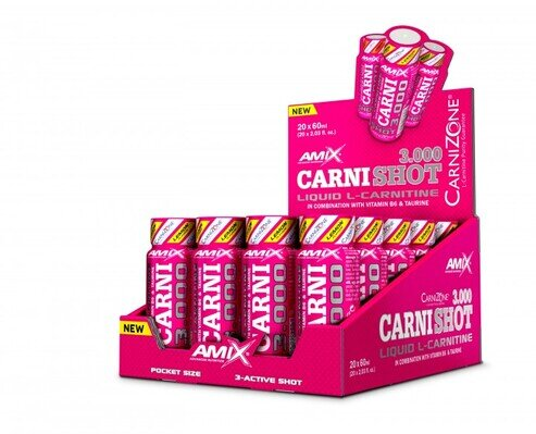 Жироспалювач Amix Nutrition CarniShot 3000 Lemon, 60 мл 1/20