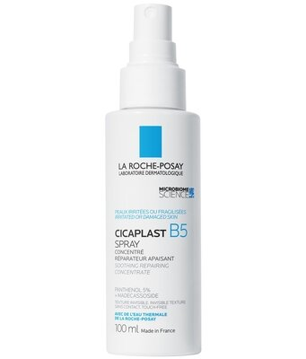 Спрей-концентрат La Roche-Posay Cicaplast B5 заспокійливий відновлювальний для подразненої або пошкодженої шкіри обличчя та тіла, 100 мл