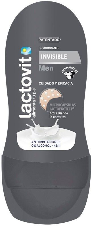 Дезодорант кульковий Lactovit Men Invisible FDA чоловічий, 50 мл