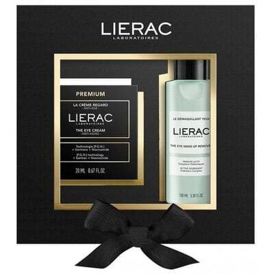 Набір Lierac Premium для контуру очей (Крем 20 мл + засіб для демакіяжу 100 мл)