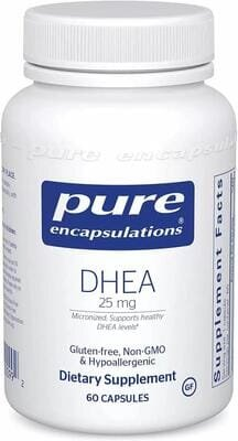 ДГЕА Pure Encapsulations DHEA 25 мг, 60 капсул