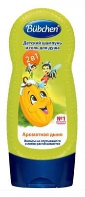 Шампунь і гель для душу Bubchen 2 в 1 Ароматна диня, 230 мл