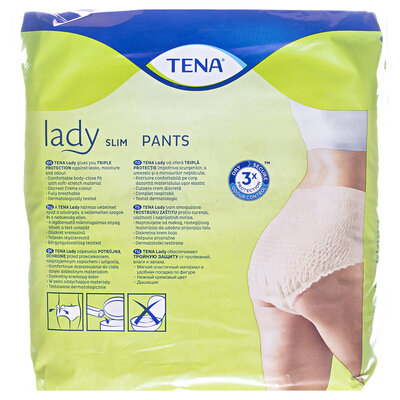 Підгузки-трусики для дорослих Tena Lady Slim Pants Normal Medium, 8 штук