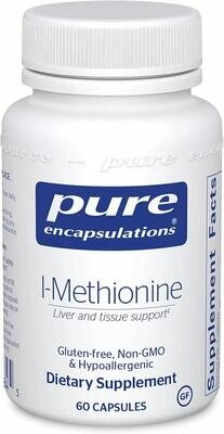 L-метіонін Pure Encapsulations L-Methionine, 60 капсул