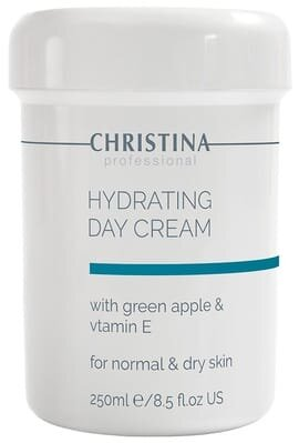 Крем для обличчя Christina Green Apple Vitamin E денний зволожуючий Зелене яблуко, Вітамін Е, 250 мл