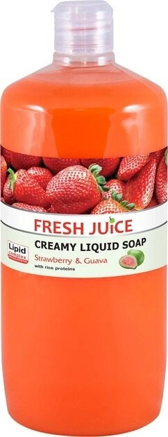 Крем-мило рідке Fresh Juice Strawberry & Guava, 1000 мл